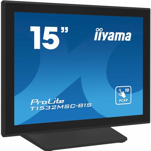 Monitor IIYAMA T1532MSC-B1S 38,1 cm (15"), 4:3 M-Touch HDMI+DP TN maloprodajni