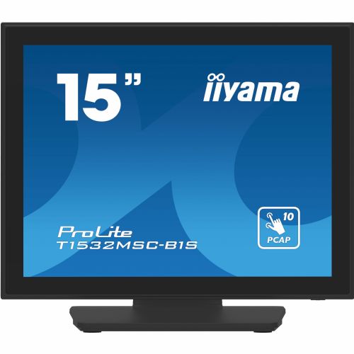 Monitor IIYAMA T1532MSC-B1S 38,1 cm (15"), 4:3 M-Touch HDMI+DP TN maloprodajni