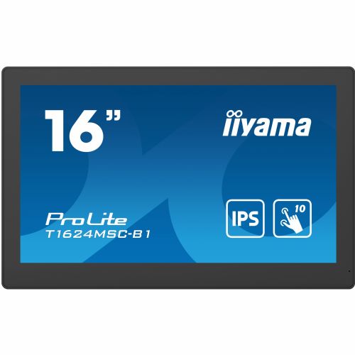 Monitor IIYAMA T1624MSC-B1 39,5 cm (15,6'') 16:9 M-Touch HDMI+USB
