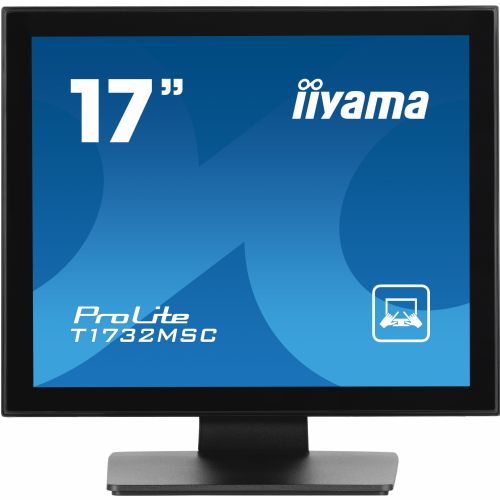 Monitor Iiyama T1732MSC-B1SAG, 43,2 cm (17"), 1280 x 1024 FHD, 5:4, TN, Touch, 250 cd/m2, 5ms, črna