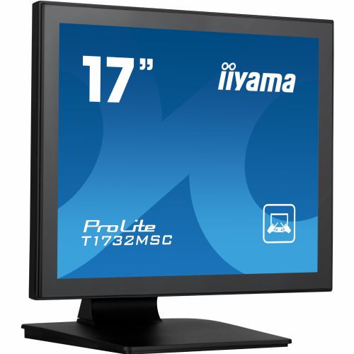 Monitor Iiyama T1732MSC-B1SAG, 43,2 cm (17"), 1280 x 1024 FHD, 5:4, TN, Touch, 250 cd/m2, 5ms, črna