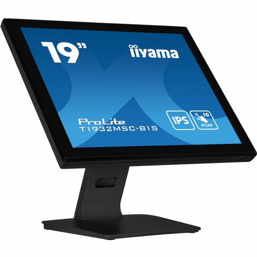 Monitor IIyama T1932MSC-B1S, 48 cm (19"), 1280 x 1024, IPS, Touch, 215 cd/m2, 14ms, črna