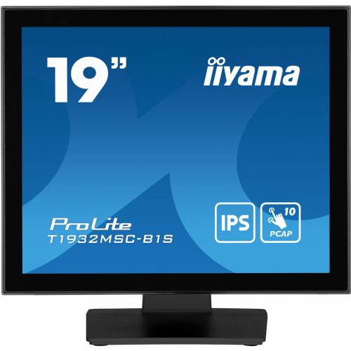 Monitor IIyama T1932MSC-B1S, 48 cm (19"), 1280 x 1024, IPS, Touch, 215 cd/m2, 14ms, črna