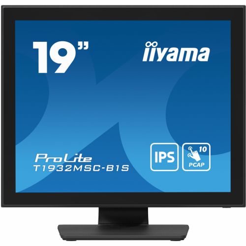 Monitor IIyama T1932MSC-B1S, 48 cm (19"), 1280 x 1024, IPS, dodirni, 215 cd/m2, 14ms, crni