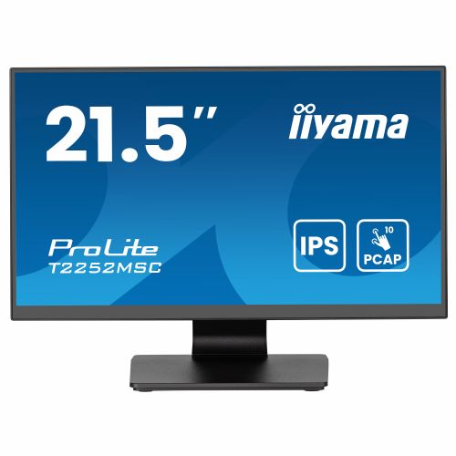Monitor Iiyama ProLite T2252MSC-B2AG, 54,5 cm (21,5"), FHD, IPS, zvočniki, na dotik