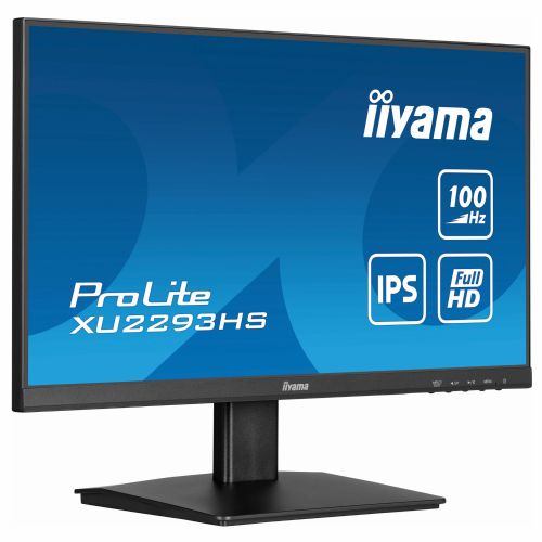 Monitor Iiyama ProLite XU2293HS-B6 54,6 cm (21,5"), 1920x1080 (FHD), IPS, 300cd/m2, 16:9 1ms 100Hz HDMI DP zvočnik črn