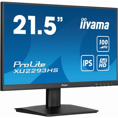 Monitor Iiyama ProLite XU2293HS-B6 54,6 cm (21,5"), 1920x1080 (FHD), IPS, 300cd/m2, 16:9 1ms 100Hz HDMI DP zvočnik črn