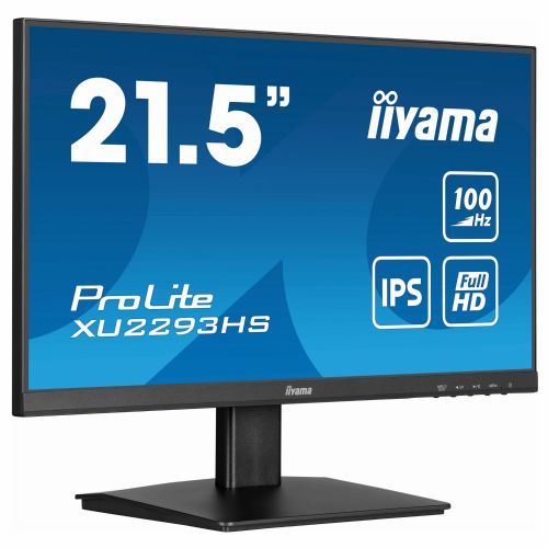 Monitor Iiyama ProLite XU2293HS-B6 54,6 cm (21,5"), 1920x1080 (FHD), IPS, 300cd/m2, 16:9 1ms 100Hz HDMI DP zvočnik črn