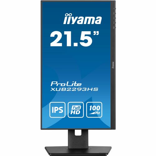 Monitor iiyama ProLite XUB2293HS-B6 54,6 cm (21,5"), 1920x1080 (FHD), IPS, 300cd/m2, 16:9 1ms 100Hz HDMI DP zvočnik Pivot Black