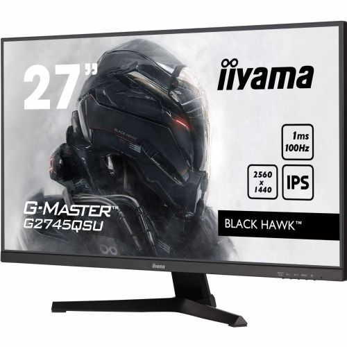 Monitor Iiyama G2745QSU-B2, 68,5 cm (27"), 2560 x 1440, 16:9, IPS, 300 cd/m2, 1 ms, crni