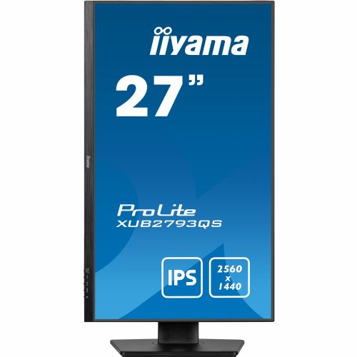 Monitor Iiyama XUB2793QS-B7, 68,5 cm (27"), 2560 x 1440, 16:9, IPS, 300 cd/m2, 1 ms, črna