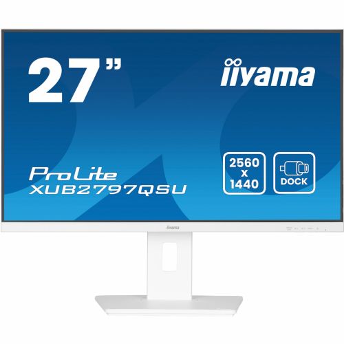 Monitor IIYAMA XUB2797QSU-W2 68,6 cm (27"), 2560 x 1440 (QHD), 16:9 HDMI+DP+2xUSB dvigalo