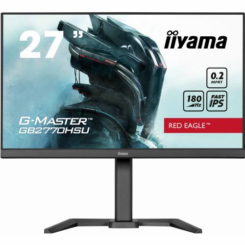 Monitor IIYAMA GB2770HSU-B6 68,6 cm (27"), 1920x1080 (FHD), IPS, 300 cd/m2, 16:9 HDMI+DP+USB IPS Lift