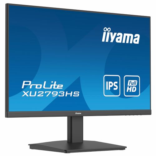 Monitor IIYAMA XU2793HS-B7 68,6 cm (27"), 1920 x 1080 (FHD), IPS, 300 cd/m2, 16:9 HDMI+DP+2xUSB IPS