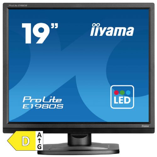 Monitor IIYAMA ProLite E1980S-B1 48cm (19") 1280x1024 IPS 75Hz HDMI/DP zvočniki