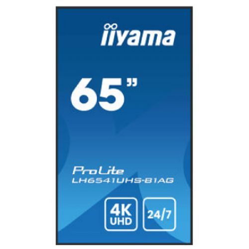 Informacijski zaslon IIYAMA ProLite LH6541UHS-B1AG 64,5" (164cm) 4K UHD VA 24/7 Android zvočniki