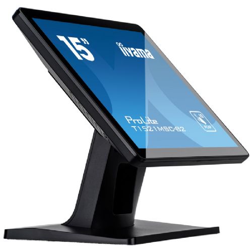 IIYAMA ProLite T1521MSC-B2 38 cm (15") TN LED LCD XGA P-CAP zvučnici osjetljivi na dodir informacije / interaktivni monitor