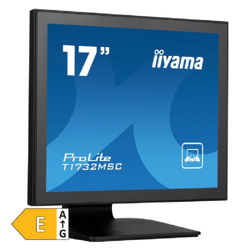 Monitor Iiyama ProLite T1732MSC-B1S 43cm (17") 4:3 TN HDMI/DP/VGA PCAP na dotik informacijski / interaktivni monitor
