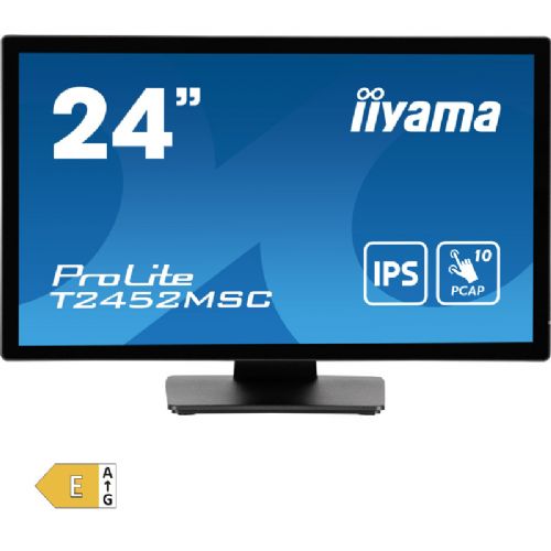 Monitor Iiyama ProLite T2452MSC-B1 60,5cm (23,8") FHD IPS zvočniki PCAP na dotik informacijski / interaktivni monitor