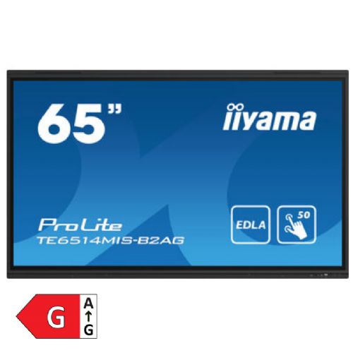 IIYAMA ProLite TE6514MIS-B2AG 65" (163,9 cm) UHD VA Google EDLA interaktivni zaslon osjetljiv na dodir
