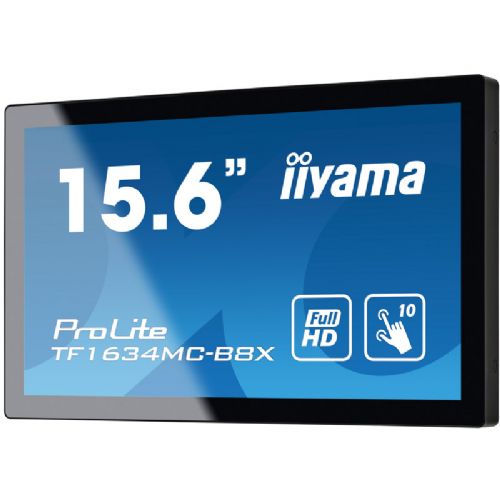 IIYAMA ProLite TF1634MC-B8X 39,5cm (15,6") IPS HDMI/DP/VGA na dotik informacijski / interaktivni monitor