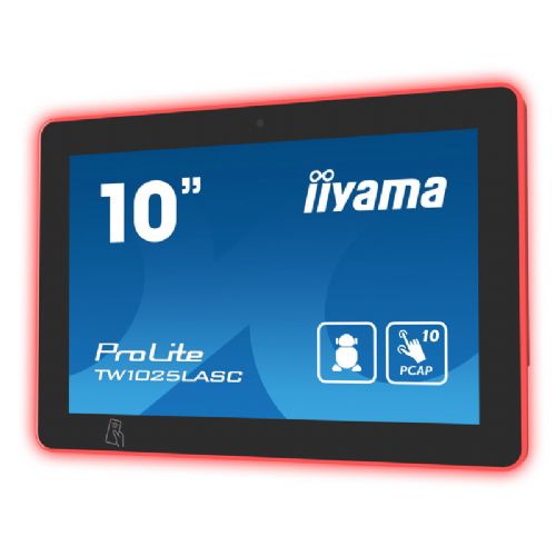 Informacijski / interaktivni monitor IIYAMA ProLite TW1025LASC-B1PNR 25,5cm (10,1") USB/LAN PoE NFC kamera zvočniki Android na dotik