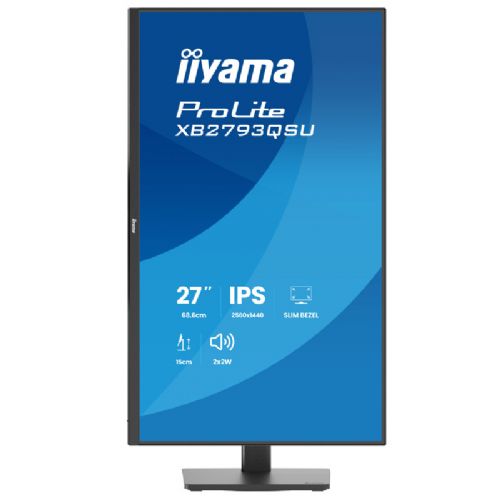 IIYAMA ProLite XB2793QSU-B1 68,5cm (27") QHD IPS 75Hz DP/HDMI zvočniki monitor