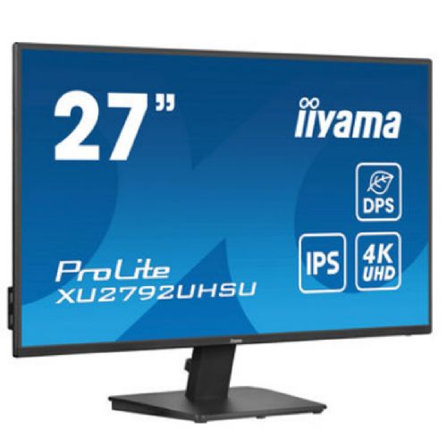 Monitor IIYAMA ProLite XU2792UHSU-B6 68,5 cm (27"), 3840 x 2160 (4K UHD), IPS, 350 cd/m2, monitor zvučnika DP/HDMI/USB