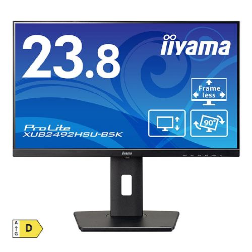 Monitor IIYAMA ProLite XUB2492HSU-W6 60,96 cm (24") 100 Hz FHD IPS LED LCD HDMI/DP zvučnici