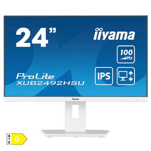 Monitor IIYAMA ProLite XUB2492HSU-W6 60,5cm (23,8") 100 Hz FHD IPS LED LCD HDMI/DP zvočnik