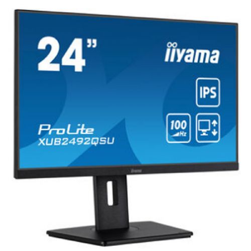 Monitor IIYAMA ProLite XUB2492QSU-B1 60,96cm (24") 2K IPS 100Hz HDMI/DP zvočniki