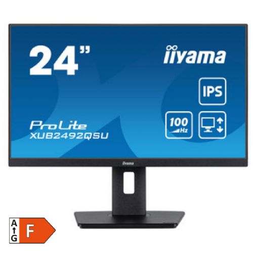 Monitor IIYAMA ProLite XUB2492QSU-B1 60,96cm (24") 2K IPS 100Hz HDMI/DP zvočniki