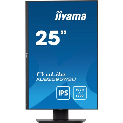 Monitor IIYAMA ProLite XUB2595WSU-B5 63,5cm (25") FHD 16:10 IPS LED LCD VGA/HDMI/DP zvočniki
