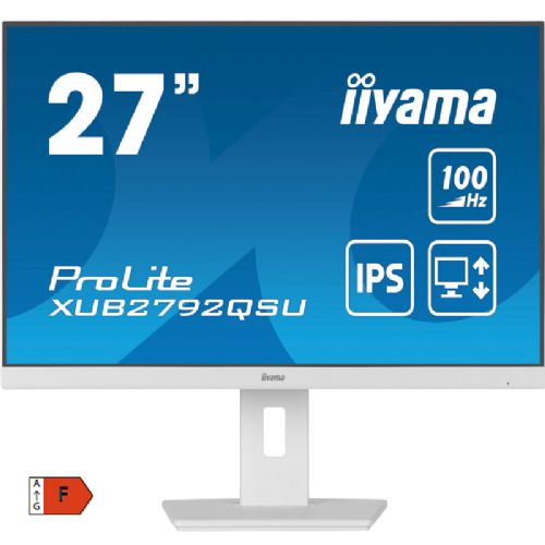 Monitor IIYAMA ProLite XUB2792QSU-W6 68,5cm (27") 100Hz 2K IPS LED LCD HDMI/DP zvočniki