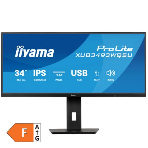 Monitor IIYAMA ProLite XUB3493WQSU-B6 86,7cm (34") IPS 120Hz HDMI/DP zvočniki