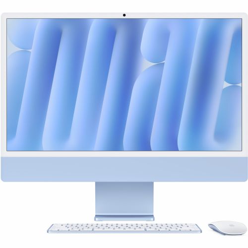 Računalnik AiO Apple iMAC 24 Apple M4 8/8/16/16GB/SSD 256GB NVMe/59,7 cm (23,5") 4,5K UHD 500niti/DE/MacOS, modra