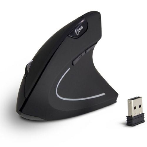 Brezžična miška INTER-TECH Eterno KM-206R ( USB/ za desničarje/ optična/ vertikalna)