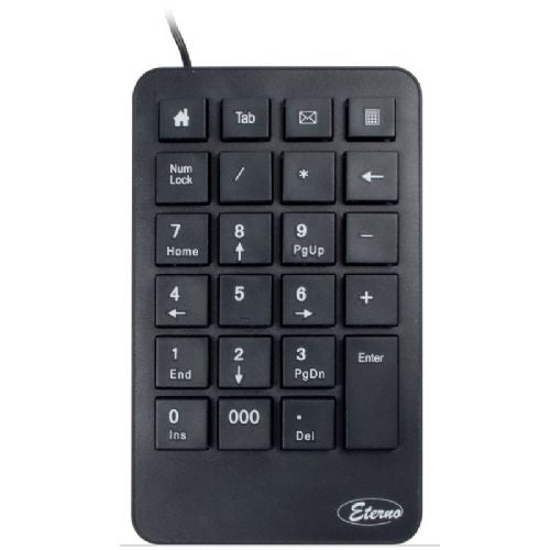 INTER-TECH KB-120 USB 23 tipk mini numerična žična tipkovnica