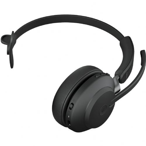 Slušalke Jabra Evolve2 65 Mono MS + Link 380c, črne barve
