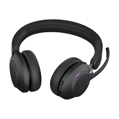 JABRA Evolve2 65 MS Stereo slušalice na uho Bluetooth bežične USB-C izolirane od buke crne boje Certificirano za Microsoft Teams