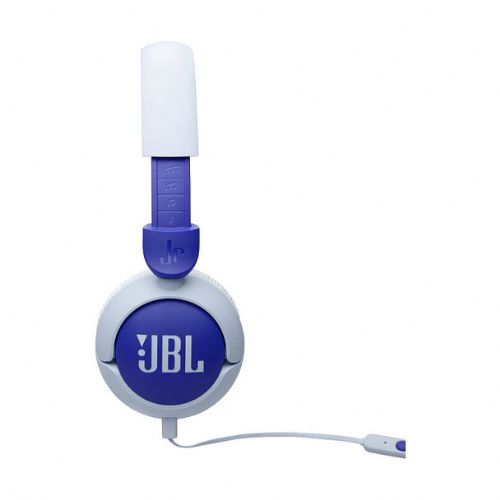 Slušalke JBL Junior 320 žične, za otroke, naušne, z vgrajenim mikrofonom, modre