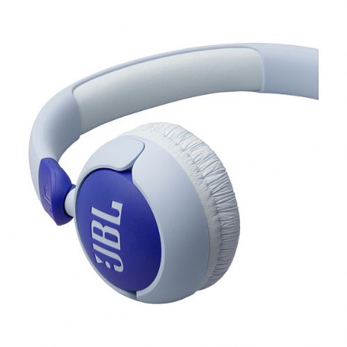 Slušalke JBL Junior 320 žične, za otroke, naušne, z vgrajenim mikrofonom, modre