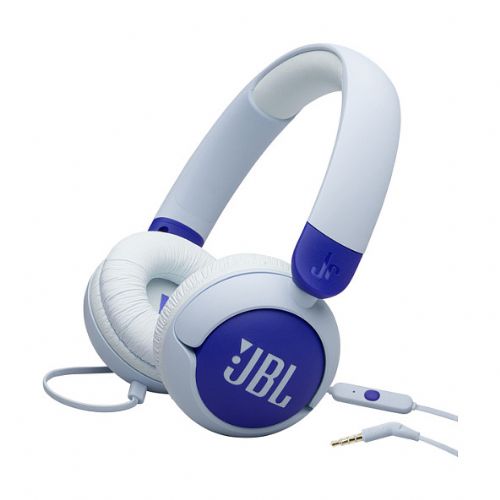 Slušalke JBL Junior 320 žične, za otroke, naušne, z vgrajenim mikrofonom, modre
