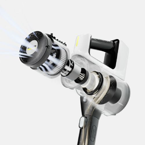 Baterijski sesalnik Karcher VCS 3 Nano Complete, zaznavanje umazanije, HEPA filter, 50 min delovanja, bela