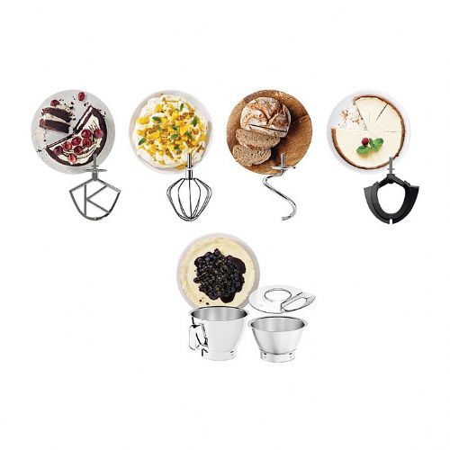 Kuhinjski robot Kenwood KVC85.004SI, 1200 W, 5 L kovinska posoda, vgrajena tehtnica, LightLift mešalna roka