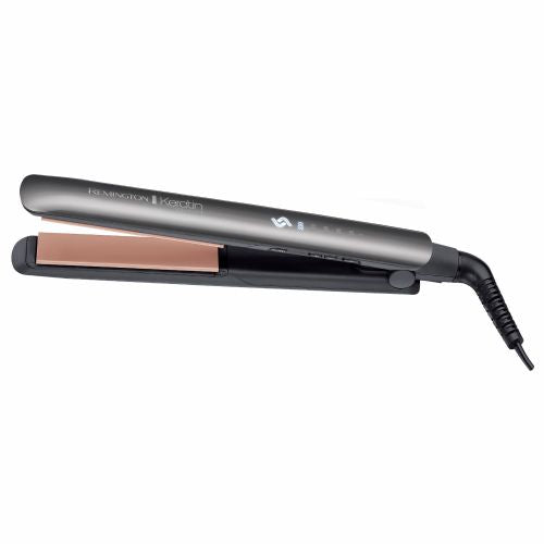 Ravnalec las Remington Keratin Protect S8598 keramične plošče, digitalni zaslon, 5 temperatur, senzor toplotne zaščite, 230 °C