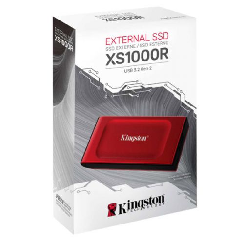 KINGSTON SXS1000 1TB USB3.2 Gen 2 SXS1000R/1000G rdeč prenosni zunanji SSD