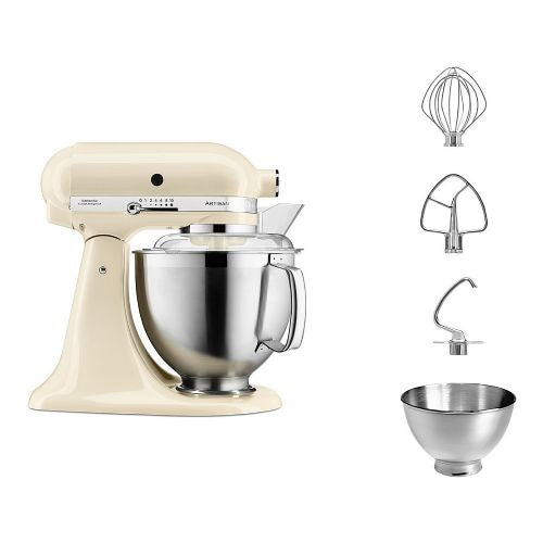 Kuhinjski robot Kitchenaid 5KSM185PSEAC 4,8l, kremasta barva