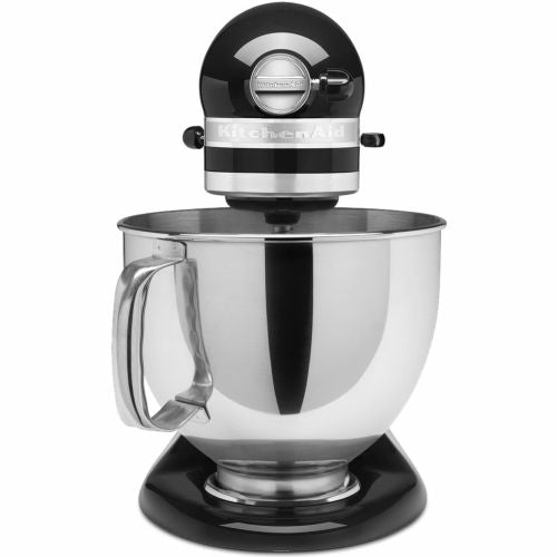 Kuhinjski robot KitchenAid Artisan 5KSM175PSEOB 4,8 l, 10 hitrosti, planetarno mešanje, črna oniks barva, kovinsko ohišje