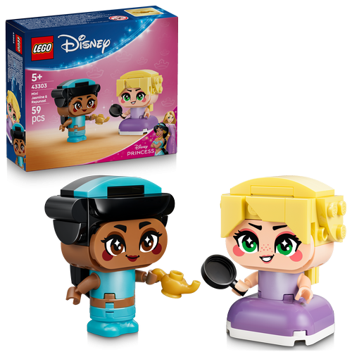 Kocke Lego 43303 Disney Mini Jasmine in Motovilka, 59 kos, od 5. let (43303)